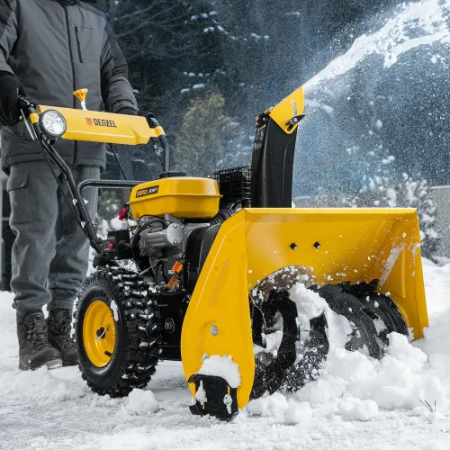 Снегоуборщик бензиновый SB 560 LP, 212cc, эл.старт, фара Denzel