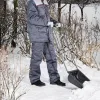 Движок для уборки снега пластиковый, 570х470х1300 мм, стальная рукоятка, Россия Сибртех