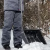 Движок для уборки снега пластиковый, 570х470х1300 мм, стальная рукоятка, Россия Сибртех