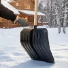 Лопата для уборки снега пластиковая, 420 х 425 мм, без черенка, Сибртех