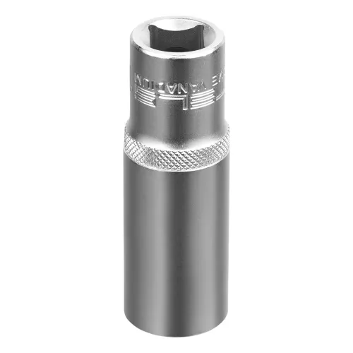 Головка торцевая удлиненная, 18 мм, 6-гранная, CrV, под квадрат 1/2" Stels