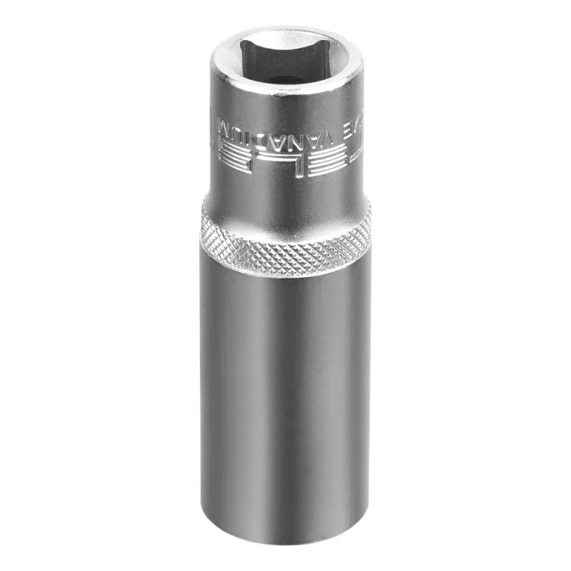 Головка торцевая удлиненная, 18 мм, 6-гранная, CrV, под квадрат 1/2" Stels
