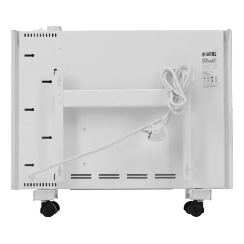 Конвектор электрический XCE-1000, 230 В, 1000 Вт, белый, сушилка, колеса, Х-элемент Denzel