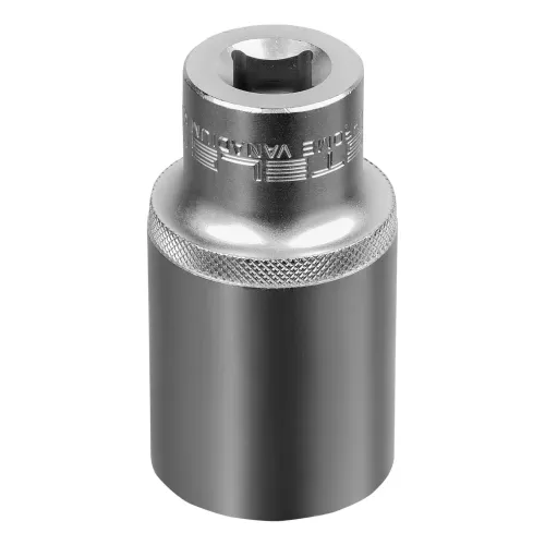 Головка торцевая удлиненная, 30 мм, 6-гранная, CrV, под квадрат 1/2" Stels