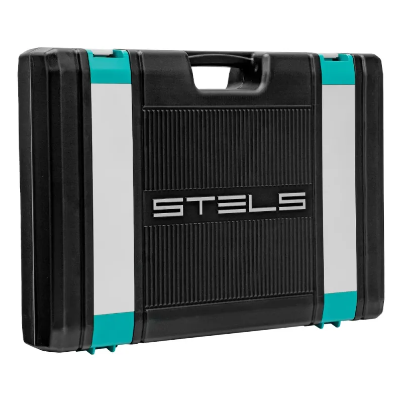 Набор инструментов, 1/2", 1/4", CrV, пластиковый кейс 98 предметов Stels
