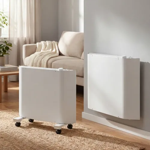 Конвектор электрический XCE-1000, 230 В, 1000 Вт, белый, сушилка, колеса, Х-элемент Denzel