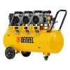 Компрессор безмаслянный малошумный DLS 2250/100, 2250 Вт, 3х750, 100 л, 410 л/мин блок упр Denzel