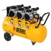 Компрессор безмаслянный малошумный DLS 2250/100, 2250 Вт, 3х750, 100 л, 410 л/мин блок упр Denzel