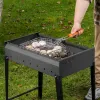 Решетка гриль 305х235х55мм объемная хромир. Camping Palisad
