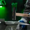 Молоток слесарный 300 г, квадратный боек, деревянная рукоятка Сибртех