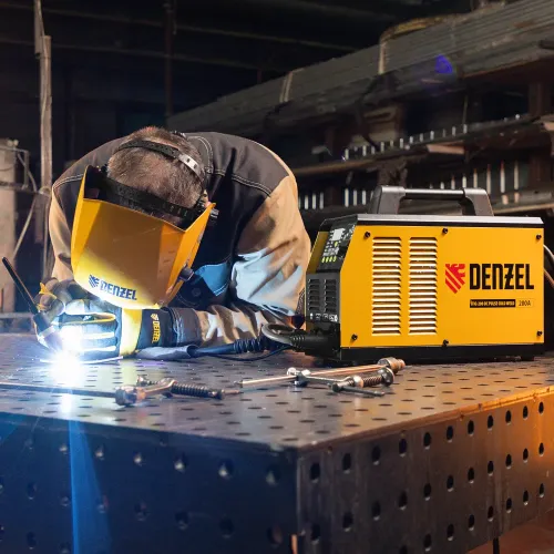 Аппарат инвертор. аргонодуговой сварки ITIG-200 DС Pulse Cold Weld, 200 А, ПВ 60% Denzel