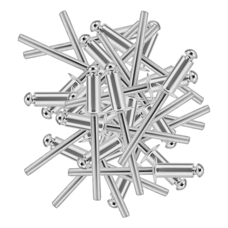 Заклепки алюминиевые, 3/16"-1/2", 5 х 12 мм, 50 шт Denzel