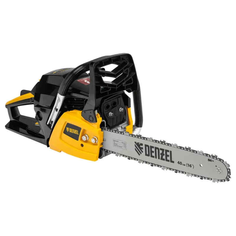 Бензопила DGS-4516, шина 40 см, 45см3, 3,0 л.с., шаг 3/8, паз 1,3 мм, 57 зв Denzel