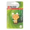 Адаптер латунный, 1/2"-3/4", внутренняя резьба, с переходником Palisad