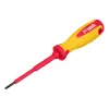 Отвертка Insulated до 1000 В, SL3,0x80 мм, CrMo, 2к рукоятка Matrix