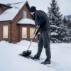Лопата для уборки снега пластиковая, 360 х 405 мм, без черенка, Сибртех