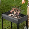 Мангал сварной, 605х375х138/640 мм, сталь 2 мм, Camping Palisad