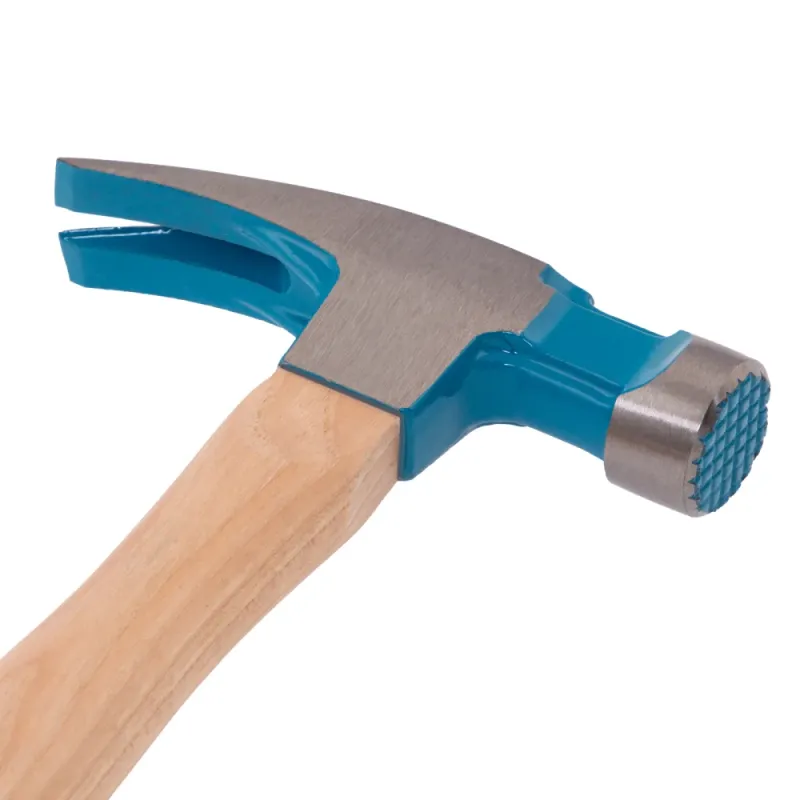 Молоток-гвоздодер, 380 г, угол 75, магнит, обрезиненная рукоятка AMERICAN HICKORY  GROSS