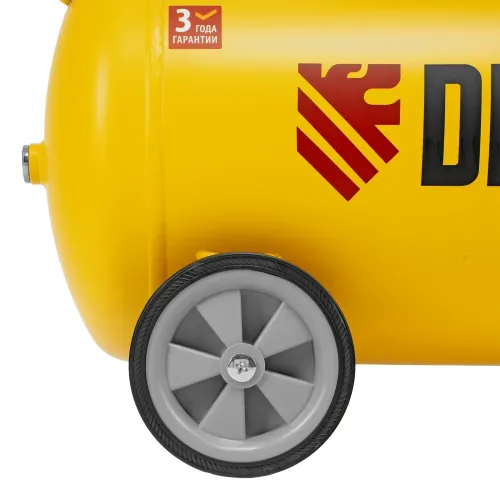 Компрессор безмасл. малошумный DLP -3000/50, 3 кВт, 2х1,5 кВт,50 л, 2850 об/мин,500 л/мин Denzel