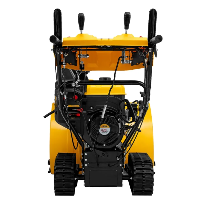 Снегоуборщик бензиновый SBL 711DT PRO, 420cc, гусеницы, эл.старт, блок. дифф. Denzel
