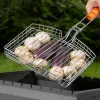 Решетка гриль 305х235х55мм объемная хромир. Camping Palisad