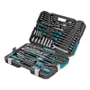 Набор инструментов, 1/4", 1/2", CrV, 120 зубьев, 115 предметов Gross