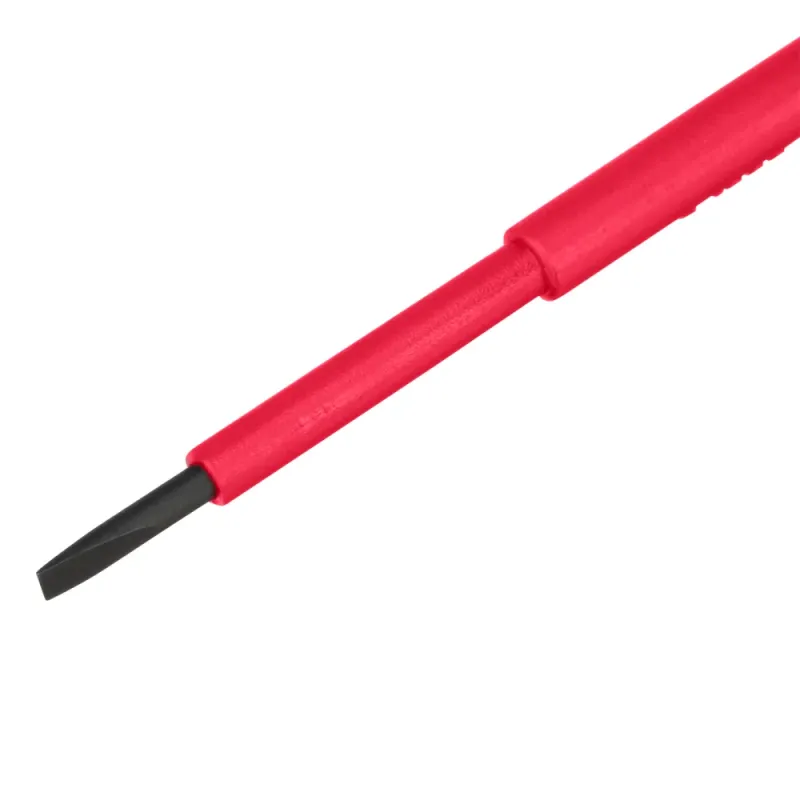 Отвертка Insulated до 1000 В, SL3,0x80 мм, CrMo, 2к рукоятка Matrix