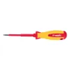 Отвертка Insulated до 1000 В, SL3,0x80 мм, CrMo, 2к рукоятка Matrix