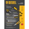 Набор инструментов, 1/2", 1/4", CrV, S2, пластиковый кейс, 100 предметов Denzel