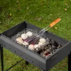 Решетка гриль 305х235х55мм объемная хромир. Camping Palisad