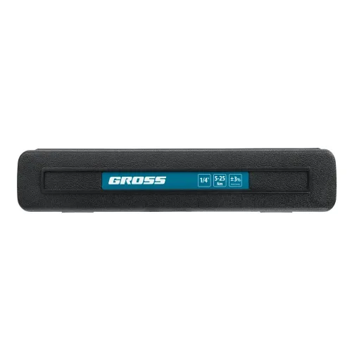 Ключ динамометрический, 5-25 Нм, 1/4", CrV Gross