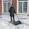 Движок для уборки снега пластиковый, 690х470х1420 мм, стальная рукоятка, Россия Сибртех