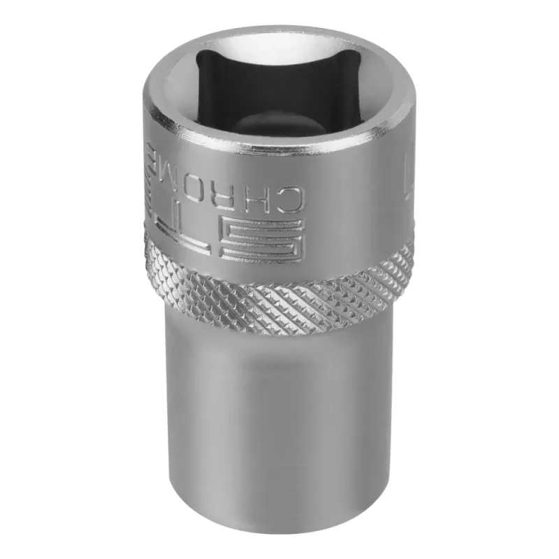 Головка торцевая, 13 мм, 6-гранная, CrV, под квадрат 1/2" Stels