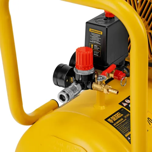 Компрессор безмасл. малошумный DLP-1500/50, 1,5 кВт,50 л, 2850 об/мин, 250 л/мин Denzel
