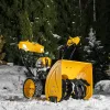 Снегоуборщик бензиновый SBM 610S PRO, 212cc, эл.старт, фара, обогрев Denzel