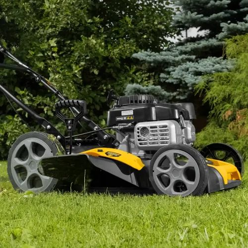 Газонокосилка бензиновая GLR-460SP-ZS, 149 см3, ширина 46 см, самоходная, травосборник 65 л Denzel