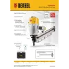 Нейлер пневматический PN2190 для гвоздей SN21 от 50 до 90 мм Denzel