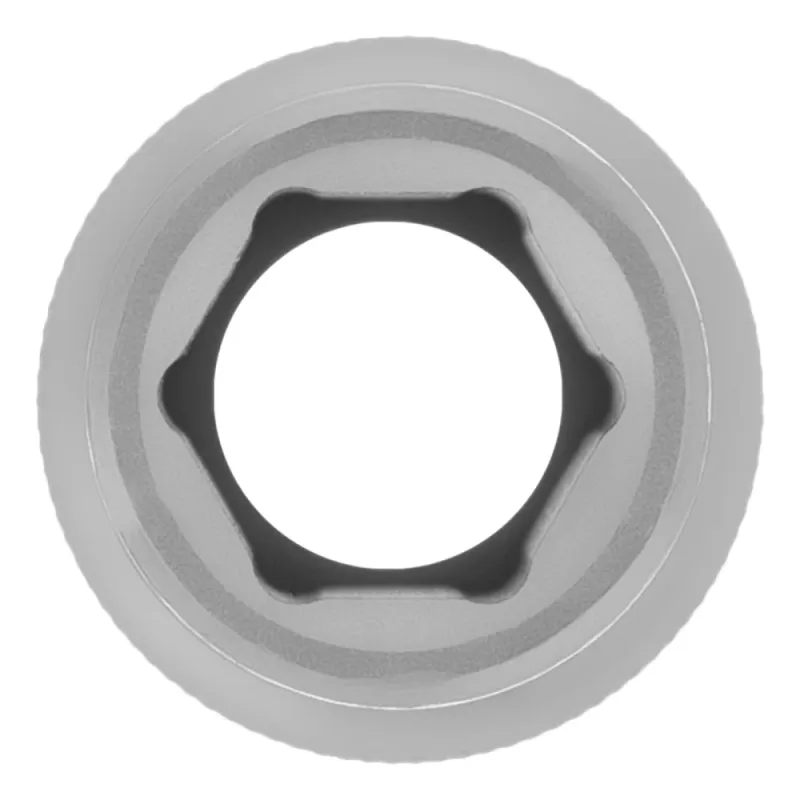 Головка торцевая удлиненная, 10 мм, 6-гранная, CrV, под квадрат 1/2", Stels