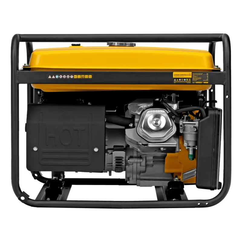 Генератор бензиновый GE-6900, 5,5 кВт, 220В/50Гц, 25 л, ручной старт Denzel