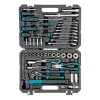 Набор инструментов, 1/4", 1/2", CrV, 120 зубьев, 76 предметов Gross