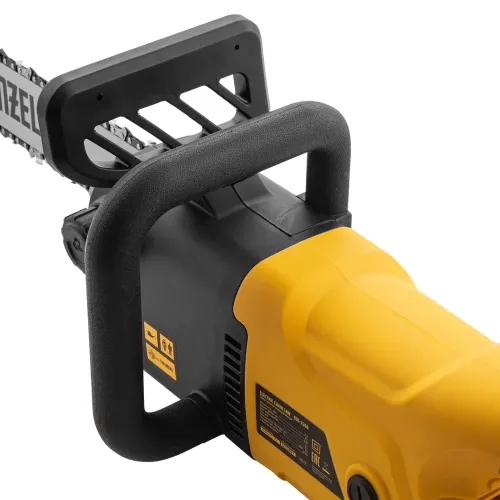 Пила цепная электрическая EDS-2200, 2.2 кВт,продольная, шина 45 см, шаг 3/8, паз 1.3 мм, 62 звена Denzel