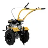 Мотоблок DPT-370X, 7 л.с, дисковое сцепление, ширина 90 см, глубина 35 см, фрез 3 х 4, ВОМ, передачи 3В/1Н Denzel