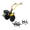 Мотоблок DPT-370X, 7 л.с, дисковое сцепление, ширина 90 см, глубина 35 см, фрез 3 х 4, ВОМ, передачи 3В/1Н Denzel