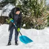Лопата для уборки снега, полипропилен, 365х450х1355 мм, алюминиевый черенок, LUXE Palisad