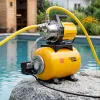 Насосная станция PS-800X, 800 Вт, 3200 л/ч, ресивер 24 л, напор 38 м, нержавейка Denzel