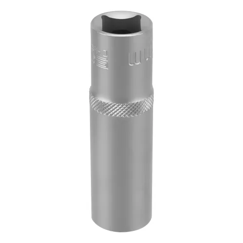 Головка торцевая удлиненная, 15 мм, 6-гранная, CrV, под квадрат 1/2", Stels