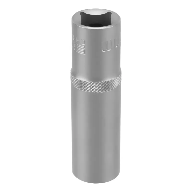 Головка торцевая удлиненная, 15 мм, 6-гранная, CrV, под квадрат 1/2", Stels