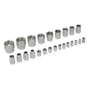 Набор инструментов, 1/2", 1/4", CrV, пластиковый кейс 76 предметов Stels