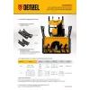 Расширители-подрезатели для снегоуборщиков 97651-97652, 2 шт. Denzel