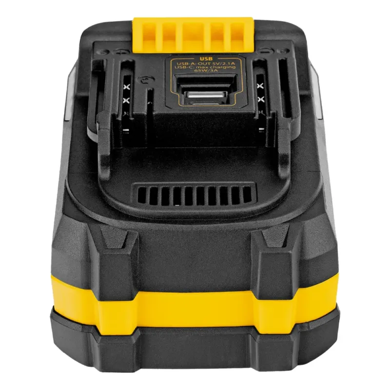 Батарея аккумуляторная BH-20-6.0, Li-Ion, USB, 20 В, 6,0 Ач Denzel